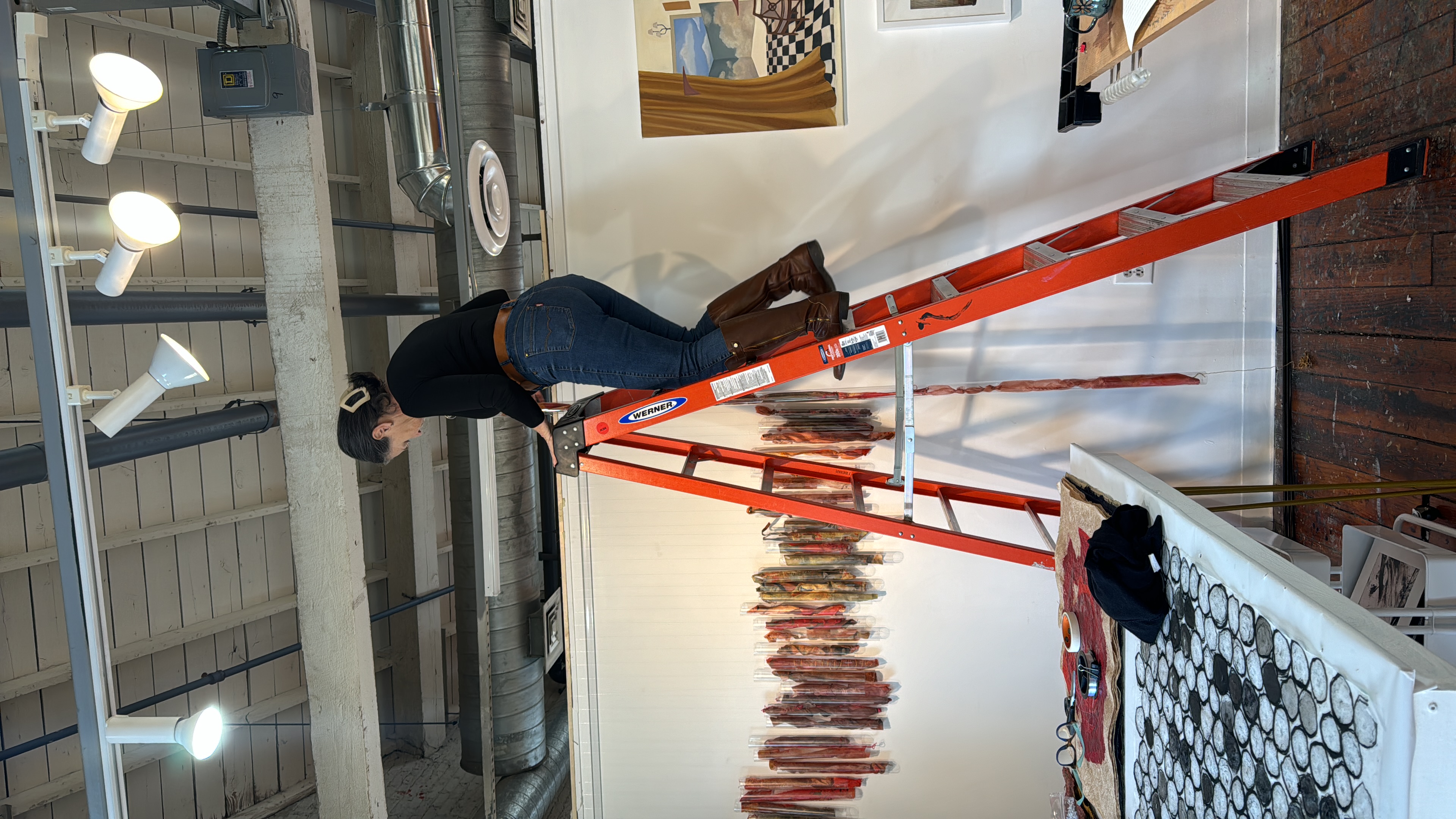 Leila Bohn at work